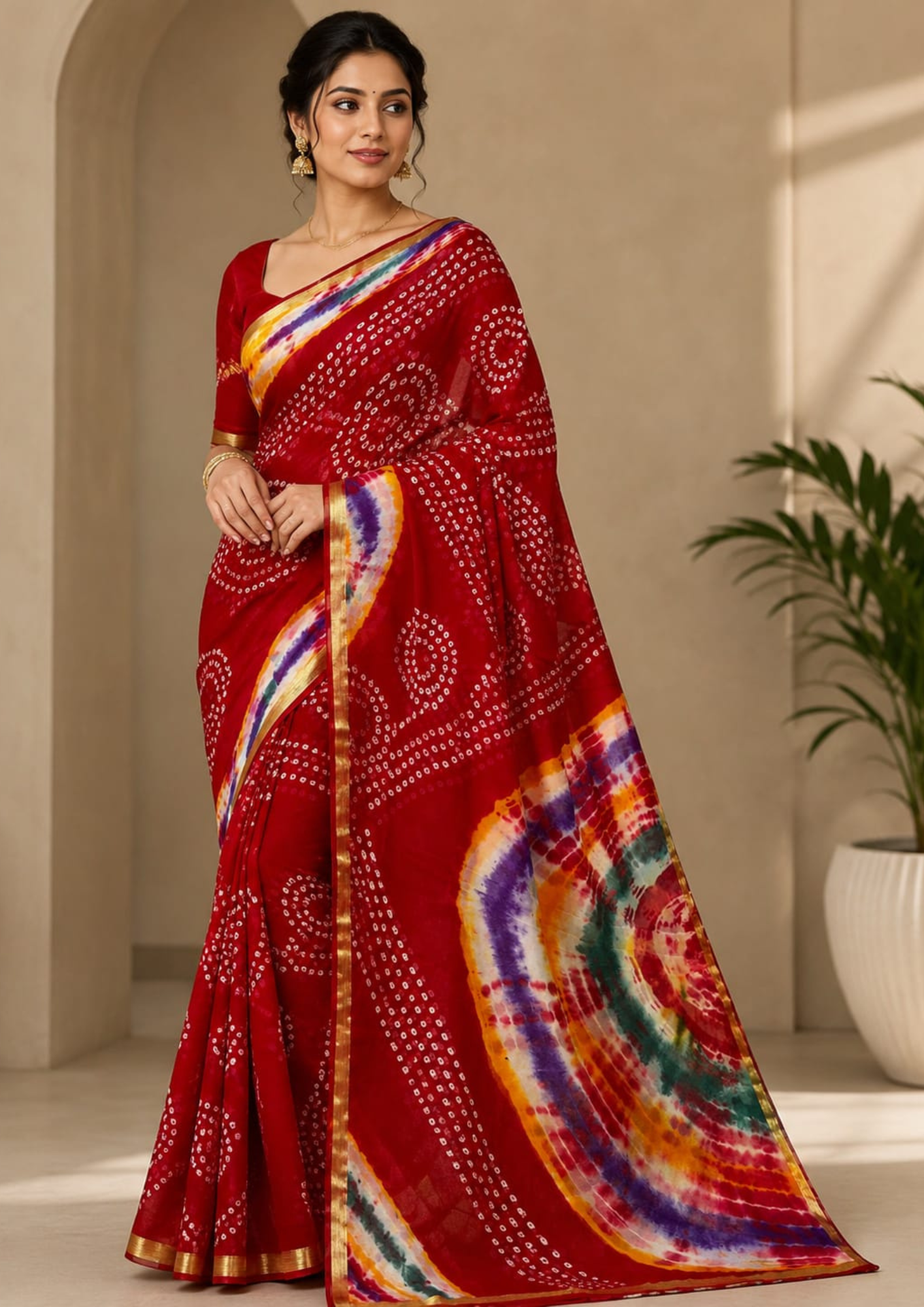 Festive, Bridal & Tie-Dye Saree for Women