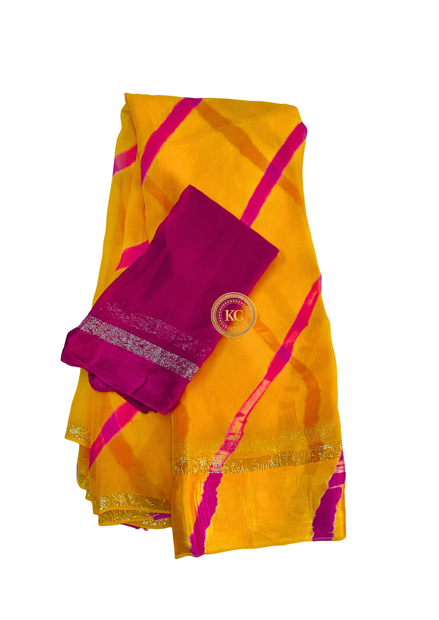 How can you identify a genuine leheriya saree