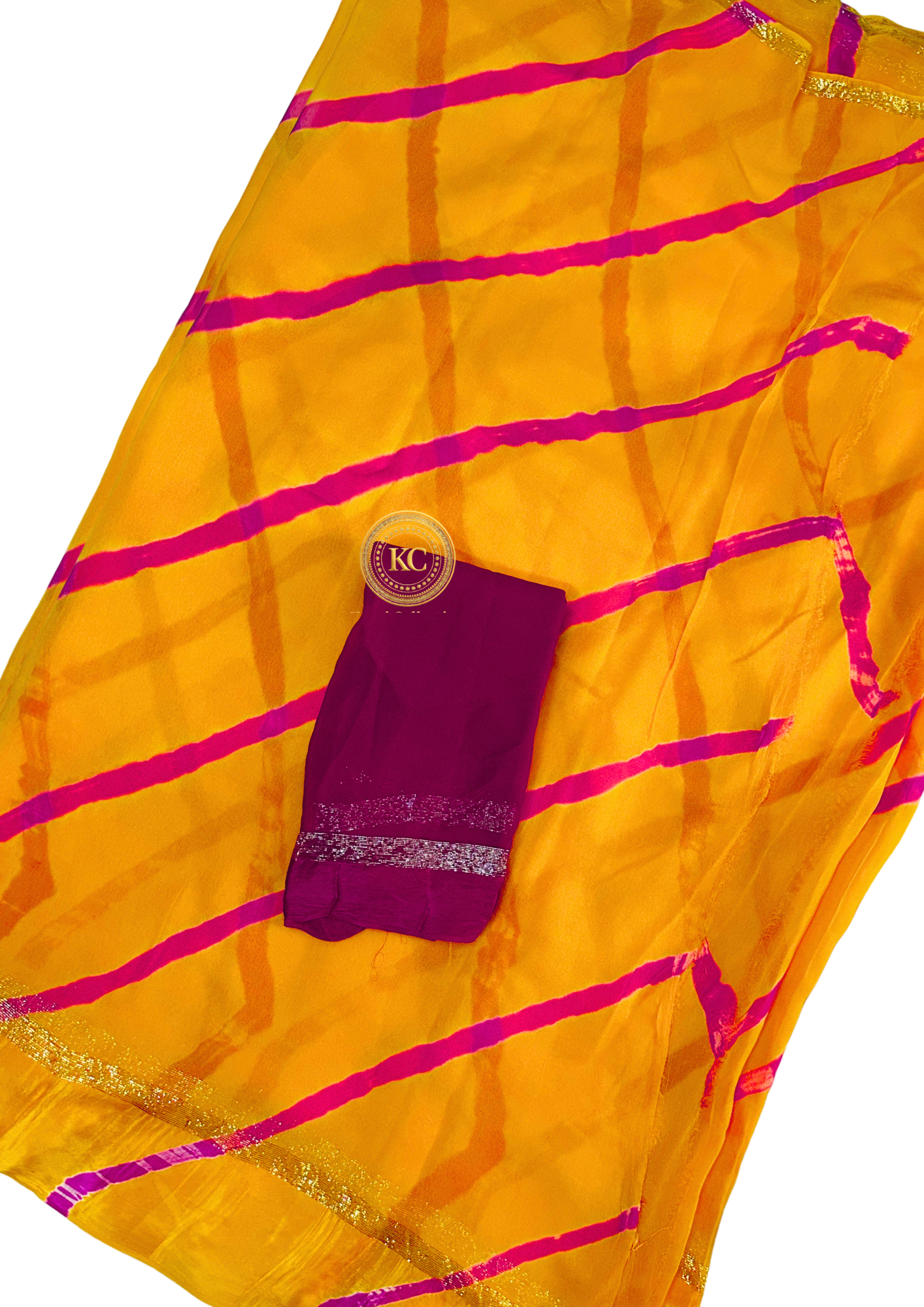 Leheriya Bandhej Saree For Women